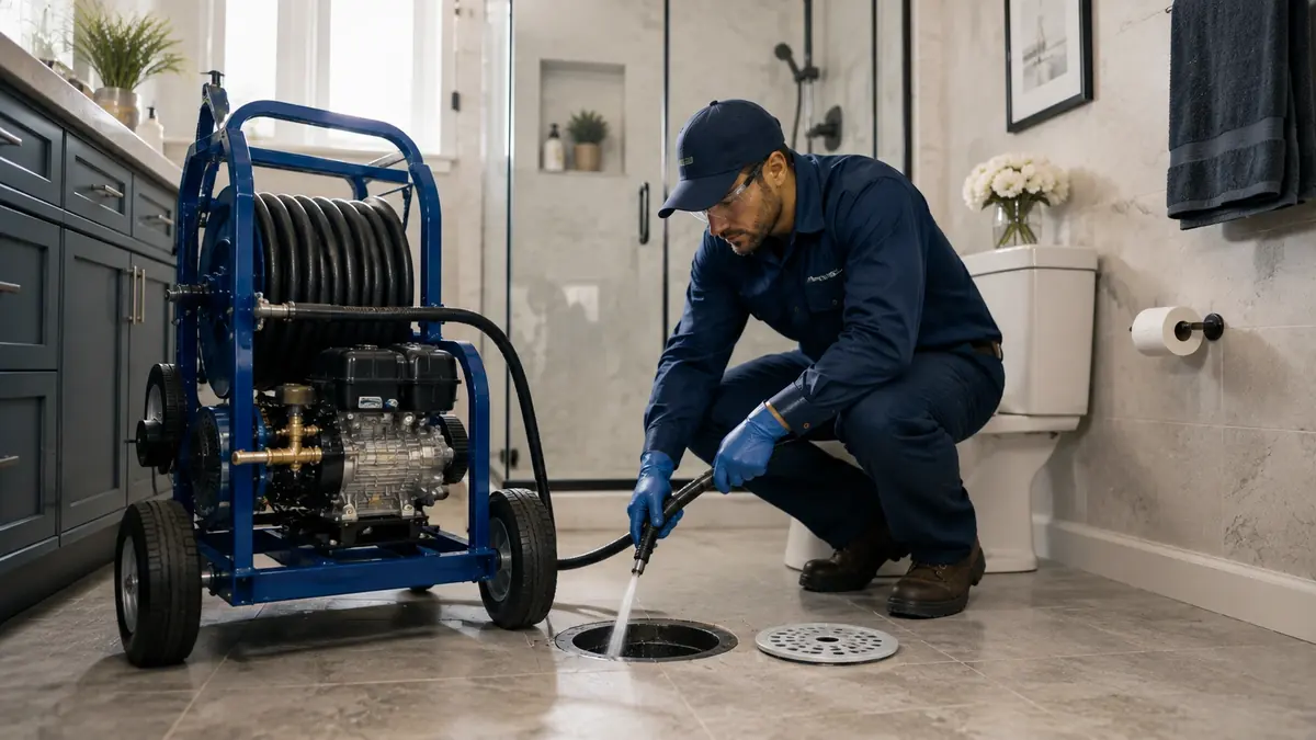 Bathroom Drain Hydro Jetting in Borrego Springs