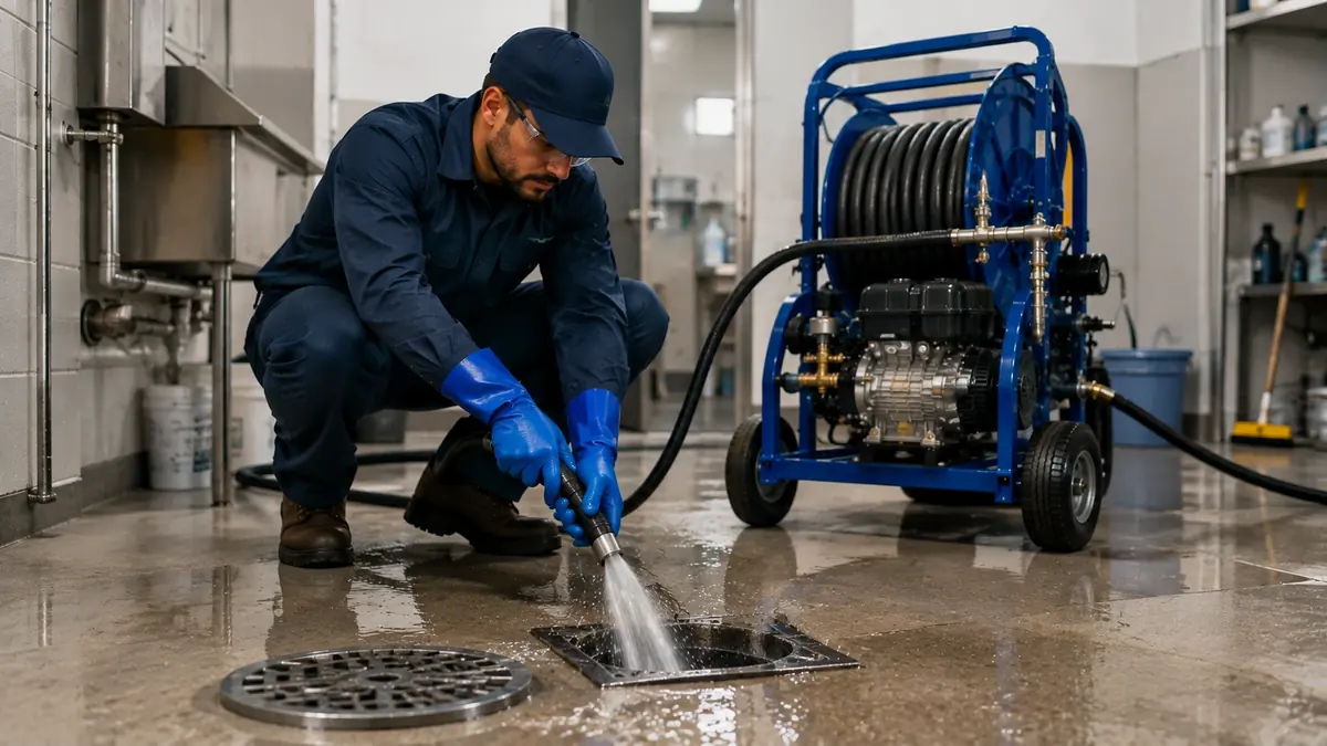 Floor Drain Hydro Jet Cleaning in Borrego Springs