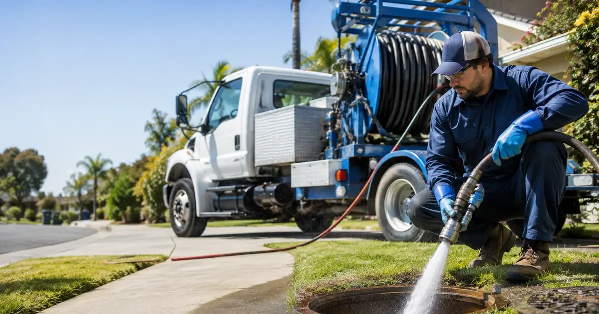 Hydro jet sewer cleaning Borrego Springs