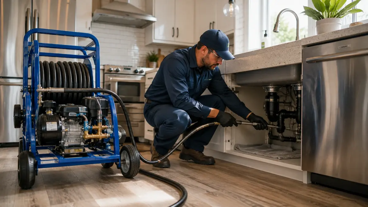 Kitchen Drain Hydro Jetting in Borrego Springs