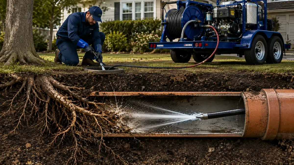 Tree Root Removal with Hydro Jetting in Borrego Springs
